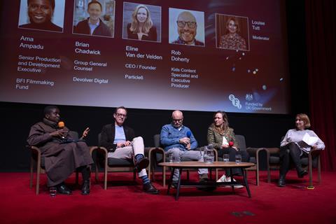 The Screen Futures panel at the UK Global Screen Fund Summit